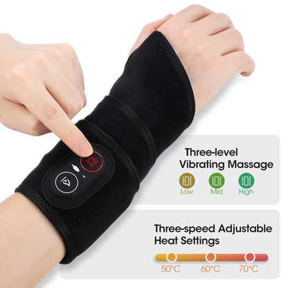 Red Light Heat Wrist Heating Vibration Massage Wrist Straps